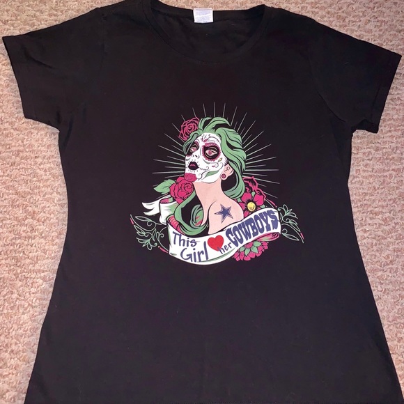 3 women’s medium cowboys tshirts - Picture 3 of 3